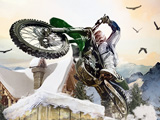 Winter Bike Stunts